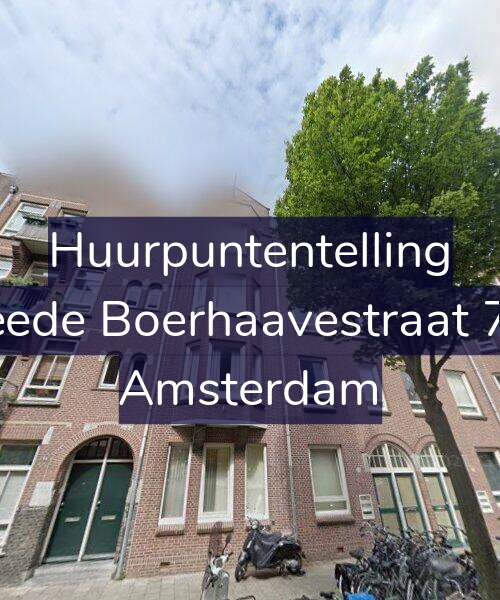 Foto gevel Huurpuntentelling voor Tweede Boerhaavestraat 73-3, Amsterdam