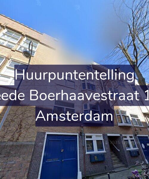 Foto gevel Huurpuntentelling voor Tweede Boerhaavestraat 11-B, Amsterdam