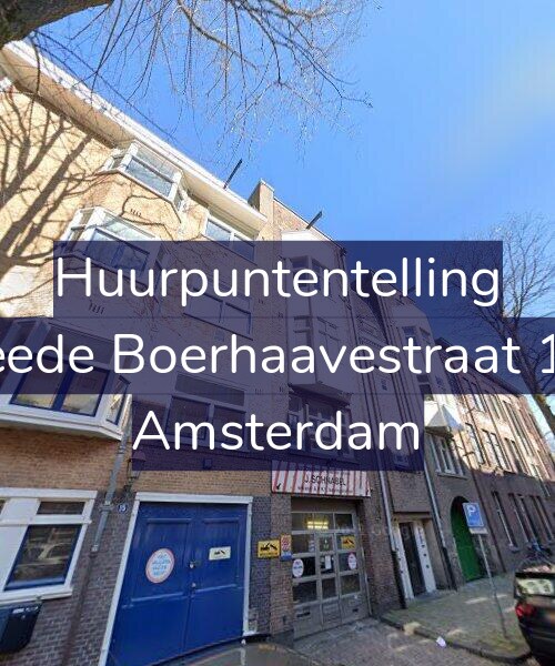Foto gevel Huurpuntentelling voor Tweede Boerhaavestraat 17-1, Amsterdam