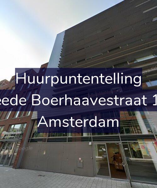 Foto gevel Huurpuntentelling voor Tweede Boerhaavestraat 16-P, Amsterdam