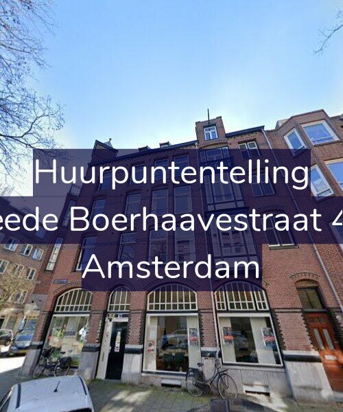 Foto gevel Huurpuntentelling voor Tweede Boerhaavestraat 44-2, Amsterdam