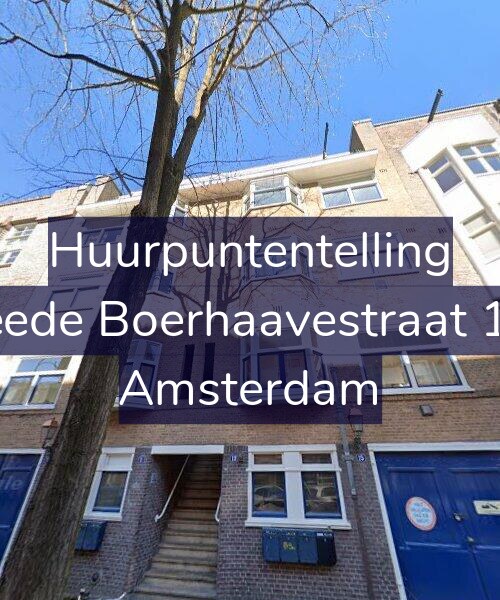 Foto gevel Huurpuntentelling voor Tweede Boerhaavestraat 13-B, Amsterdam