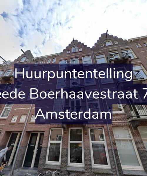 Foto gevel Huurpuntentelling voor Tweede Boerhaavestraat 70-1, Amsterdam