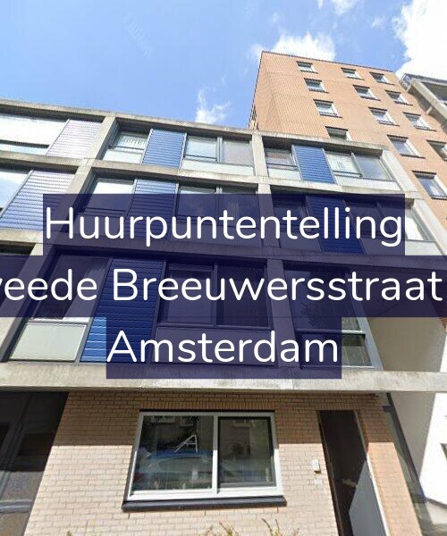 Foto gevel Huurpuntentelling voor Tweede Breeuwersstraat 14, Amsterdam
