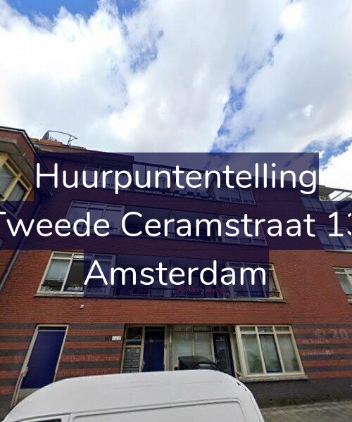 Foto gevel Huurpuntentelling voor Tweede Ceramstraat 13, Amsterdam
