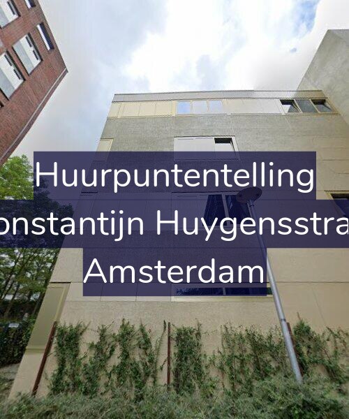 Foto gevel Huurpuntentelling voor Tweede Constantijn Huygensstraat 39-C13, Amsterdam