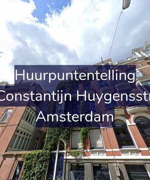 Foto gevel Huurpuntentelling voor Tweede Constantijn Huygensstraat 74-2, Amsterdam