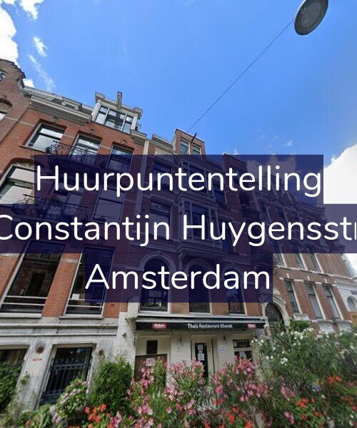 Foto gevel Huurpuntentelling voor Tweede Constantijn Huygensstraat 64-3, Amsterdam