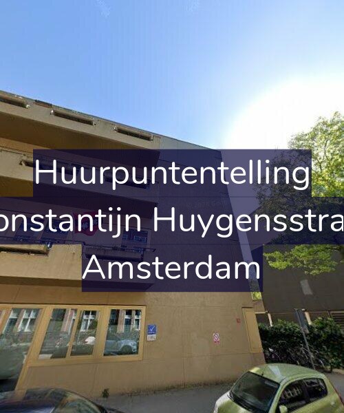 Foto gevel Huurpuntentelling voor Tweede Constantijn Huygensstraat 39-A17, Amsterdam