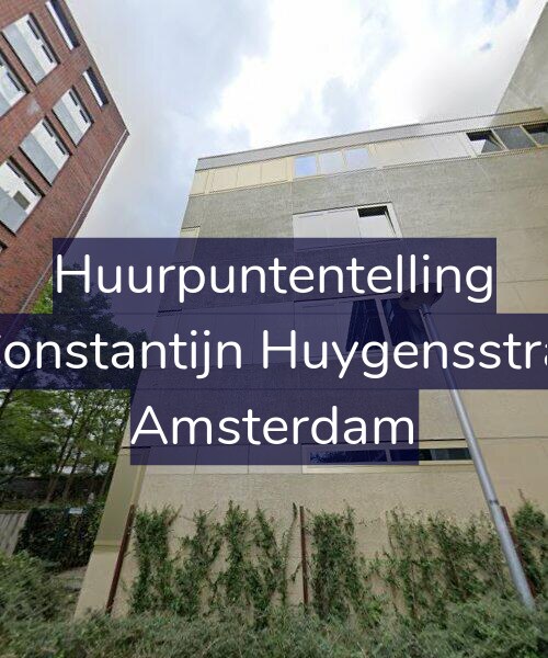 Foto gevel Huurpuntentelling voor Tweede Constantijn Huygensstraat 39-B8, Amsterdam
