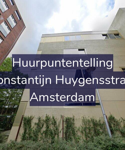 Foto gevel Huurpuntentelling voor Tweede Constantijn Huygensstraat 39-A10, Amsterdam