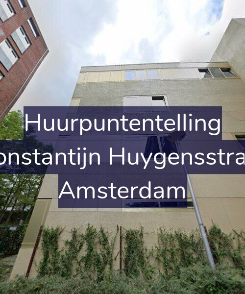 Foto gevel Huurpuntentelling voor Tweede Constantijn Huygensstraat 39-A12, Amsterdam