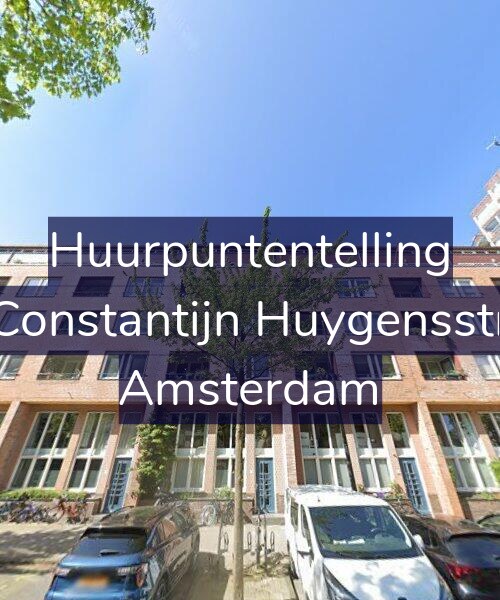 Foto gevel Huurpuntentelling voor Tweede Constantijn Huygensstraat 16-F, Amsterdam