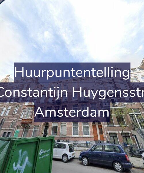 Foto gevel Huurpuntentelling voor Tweede Constantijn Huygensstraat 75-H, Amsterdam