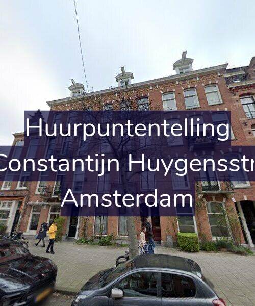 Foto gevel Huurpuntentelling voor Tweede Constantijn Huygensstraat 59-H, Amsterdam