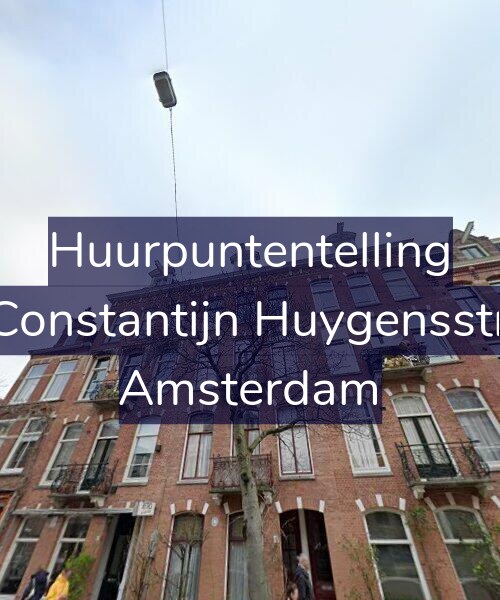 Foto gevel Huurpuntentelling voor Tweede Constantijn Huygensstraat 59-2, Amsterdam