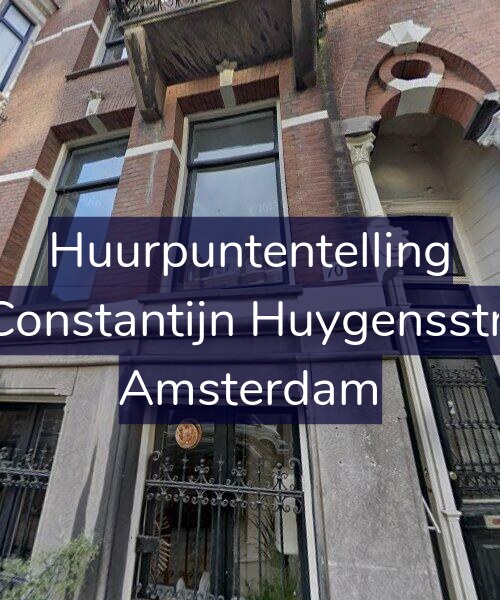 Foto gevel Huurpuntentelling voor Tweede Constantijn Huygensstraat 70-H, Amsterdam