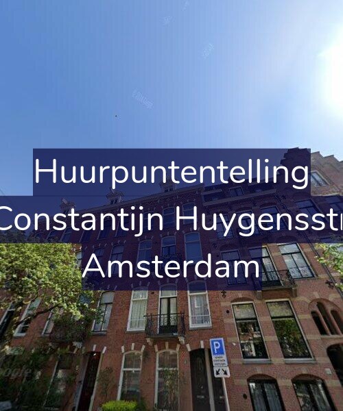 Foto gevel Huurpuntentelling voor Tweede Constantijn Huygensstraat 61-2, Amsterdam