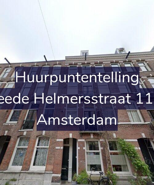 Foto gevel Huurpuntentelling voor Tweede Helmersstraat 112-B, Amsterdam