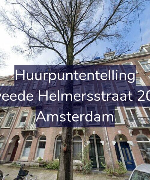 Foto gevel Huurpuntentelling voor Tweede Helmersstraat 20-1, Amsterdam