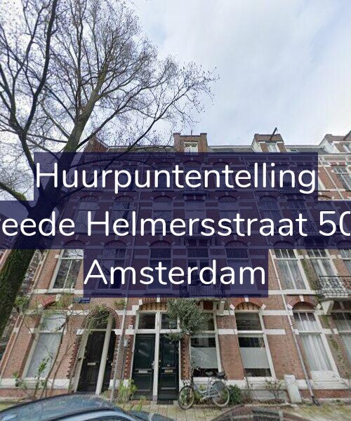 Foto gevel Huurpuntentelling voor Tweede Helmersstraat 50-H, Amsterdam