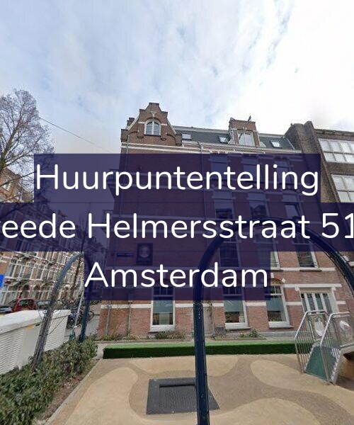Foto gevel Huurpuntentelling voor Tweede Helmersstraat 51-H, Amsterdam