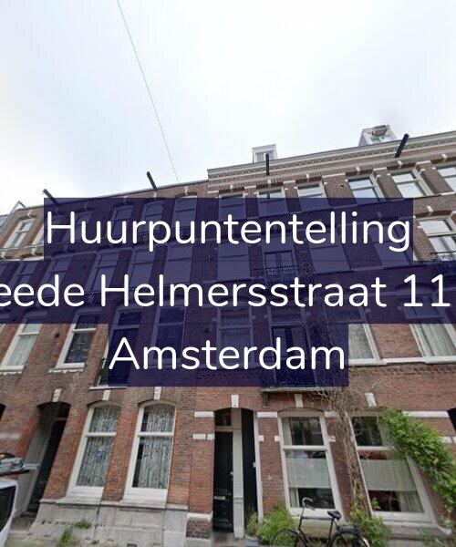 Foto gevel Huurpuntentelling voor Tweede Helmersstraat 112-D, Amsterdam