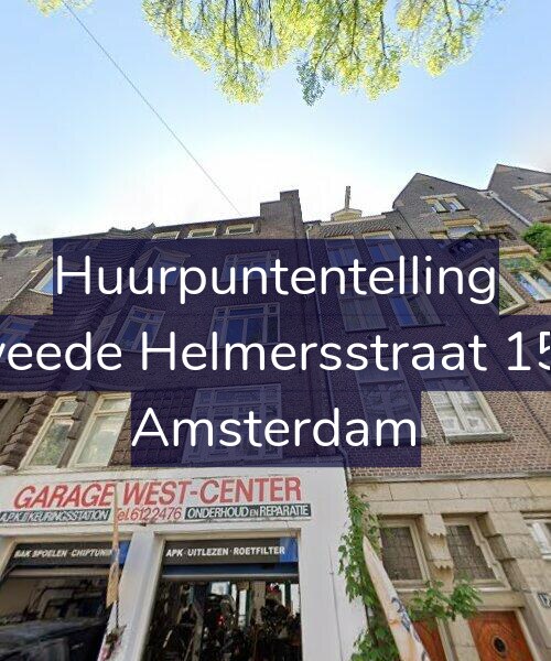 Foto gevel Huurpuntentelling voor Tweede Helmersstraat 15-C, Amsterdam