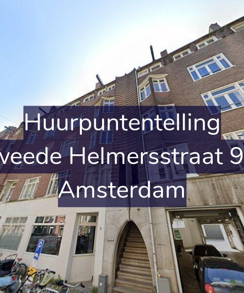 Foto gevel Huurpuntentelling voor Tweede Helmersstraat 9-4, Amsterdam