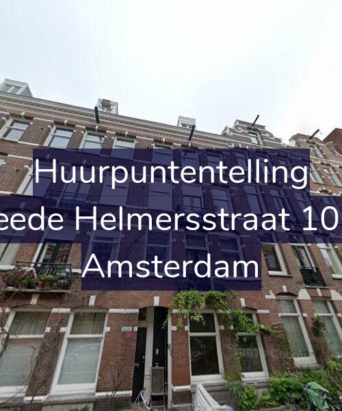 Foto gevel Huurpuntentelling voor Tweede Helmersstraat 108-D, Amsterdam
