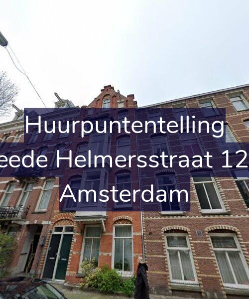 Foto gevel Huurpuntentelling voor Tweede Helmersstraat 123-1, Amsterdam