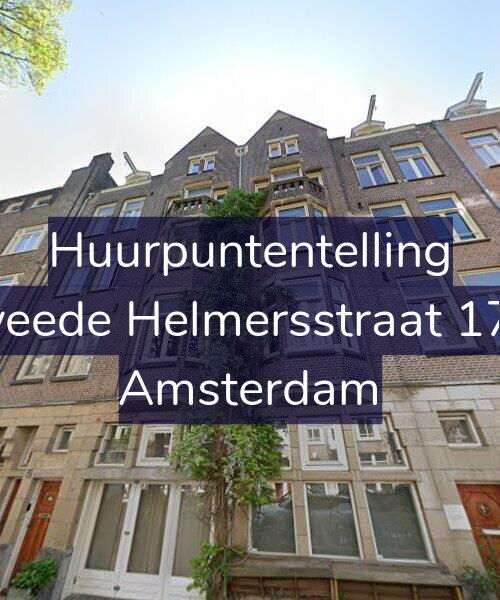Foto gevel Huurpuntentelling voor Tweede Helmersstraat 17-4, Amsterdam