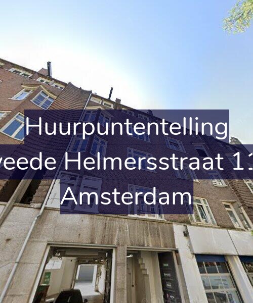 Foto gevel Huurpuntentelling voor Tweede Helmersstraat 11-2, Amsterdam