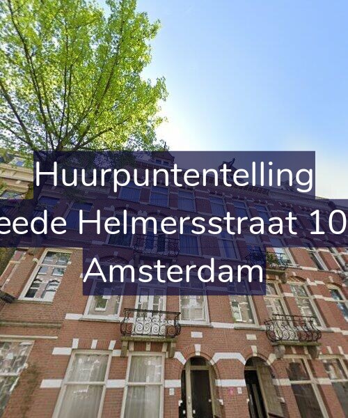 Foto gevel Huurpuntentelling voor Tweede Helmersstraat 107-3, Amsterdam
