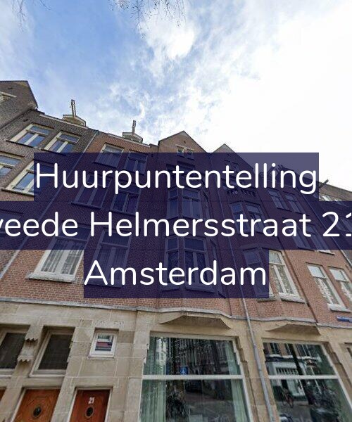 Foto gevel Huurpuntentelling voor Tweede Helmersstraat 21-3, Amsterdam
