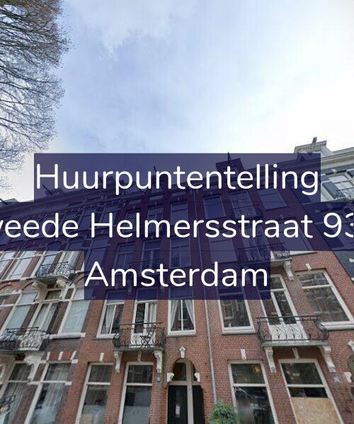 Foto gevel Huurpuntentelling voor Tweede Helmersstraat 93-2, Amsterdam