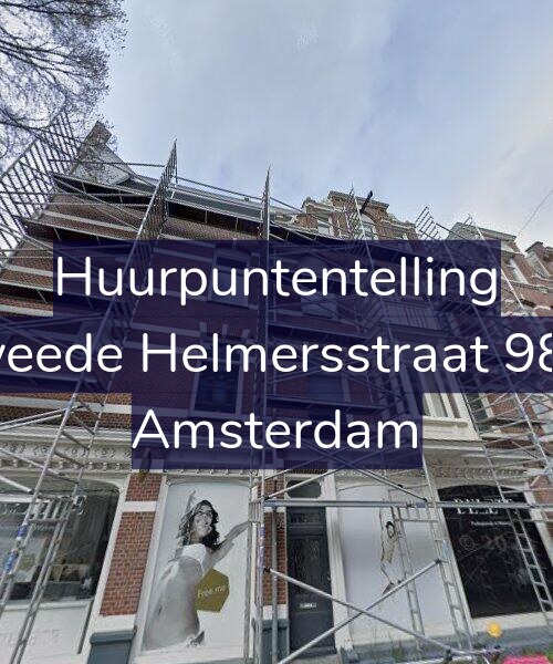 Foto gevel Huurpuntentelling voor Tweede Helmersstraat 98-2, Amsterdam