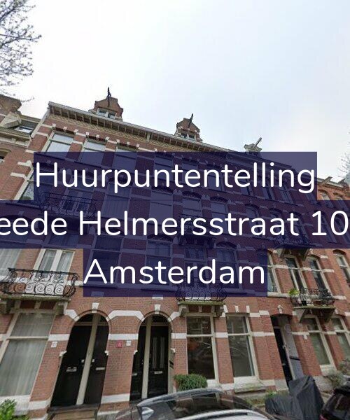 Foto gevel Huurpuntentelling voor Tweede Helmersstraat 109-2, Amsterdam