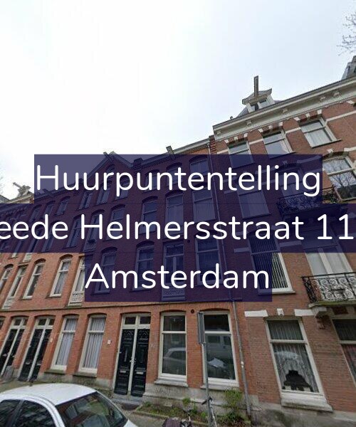 Foto gevel Huurpuntentelling voor Tweede Helmersstraat 117-2, Amsterdam