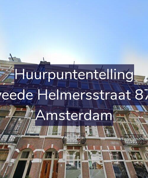 Foto gevel Huurpuntentelling voor Tweede Helmersstraat 87-2, Amsterdam
