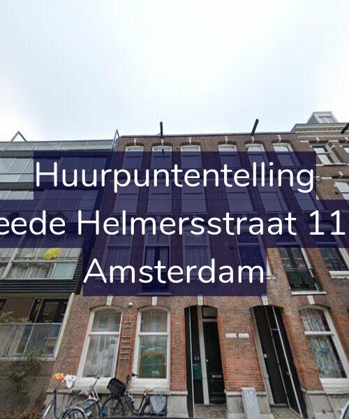 Foto gevel Huurpuntentelling voor Tweede Helmersstraat 116-B, Amsterdam