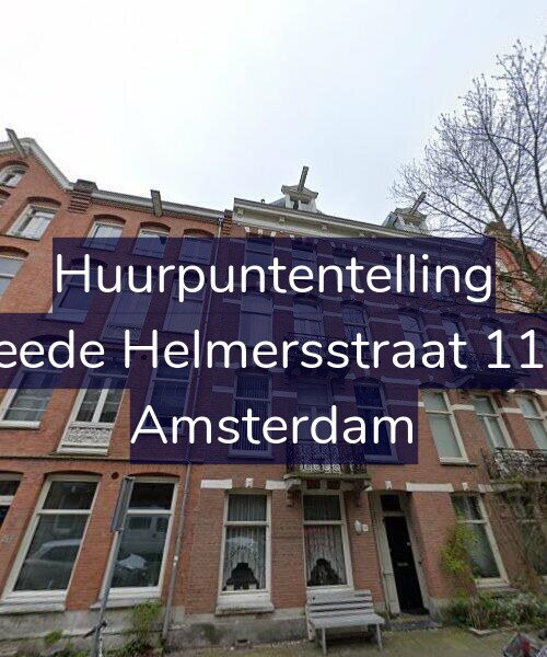 Foto gevel Huurpuntentelling voor Tweede Helmersstraat 119-3, Amsterdam