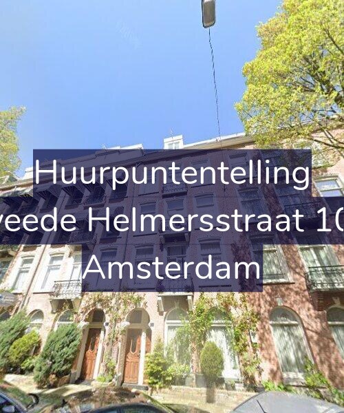 Foto gevel Huurpuntentelling voor Tweede Helmersstraat 10-1, Amsterdam