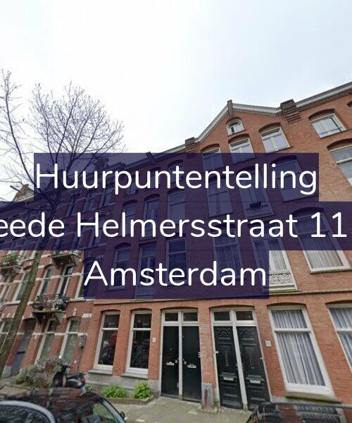Foto gevel Huurpuntentelling voor Tweede Helmersstraat 113-H, Amsterdam