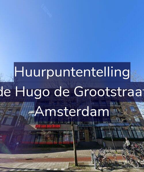 Foto gevel Huurpuntentelling voor Tweede Hugo de Grootstraat 45-C, Amsterdam