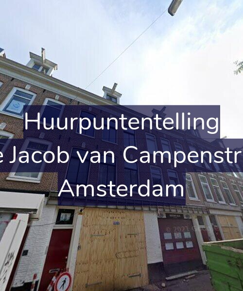 Foto gevel Huurpuntentelling voor Tweede Jacob van Campenstraat 146, Amsterdam