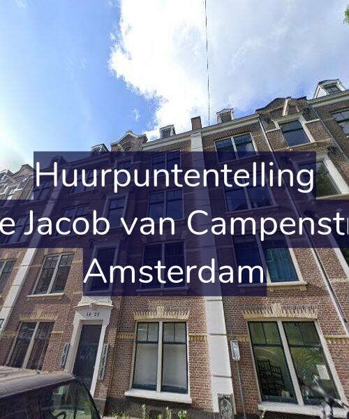 Foto gevel Huurpuntentelling voor Tweede Jacob van Campenstraat 14, Amsterdam