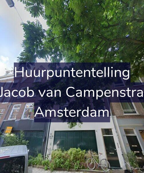 Foto gevel Huurpuntentelling voor Tweede Jacob van Campenstraat 133-F, Amsterdam
