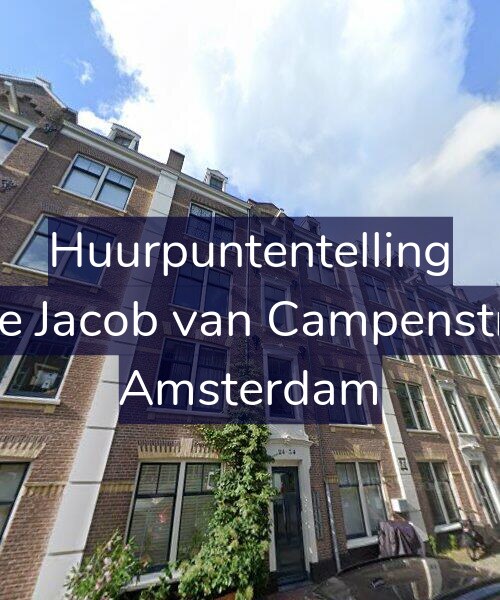 Foto gevel Huurpuntentelling voor Tweede Jacob van Campenstraat 24, Amsterdam