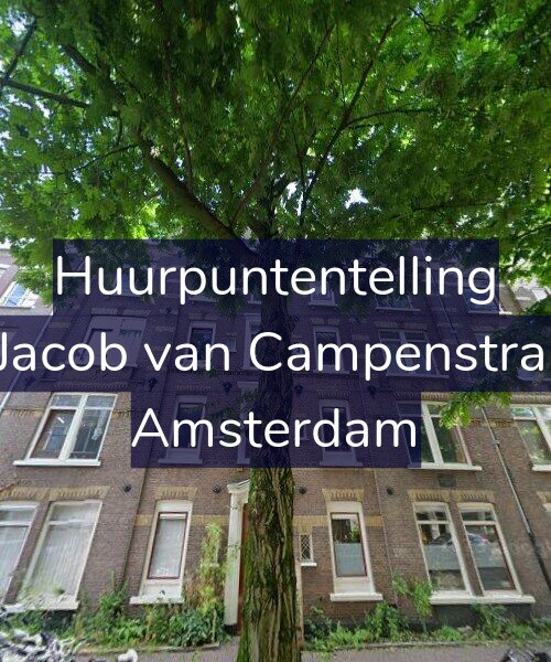 Foto gevel Huurpuntentelling voor Tweede Jacob van Campenstraat 95-2R, Amsterdam